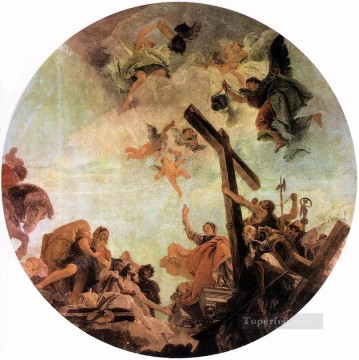真の十字架の発見 ジョバンニ・バティスタ・ティエポロ Oil Paintings